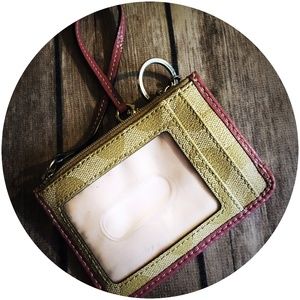 Coach ID Holder/Wristlet